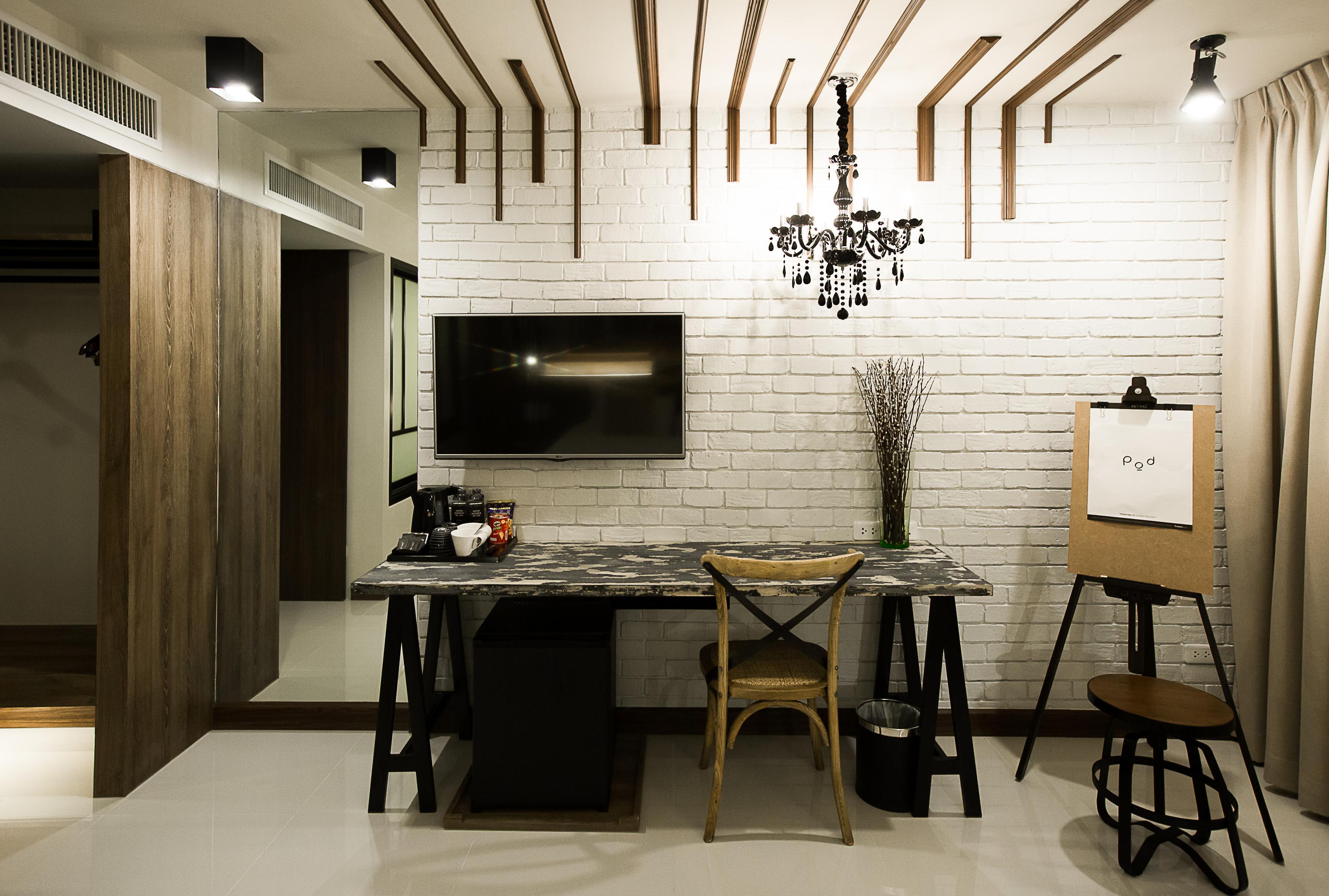 Art Mai Gallery Nimman Hotel Chiang Mai Ngoại thất bức ảnh A 3D interior design of a dining room